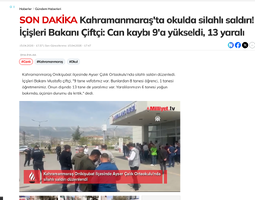 Ülkemizdeki Saldırılar
